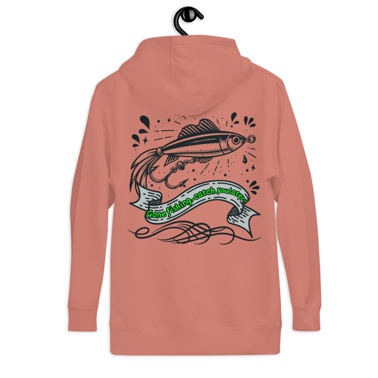Fishing Dad, Cool, Kawaii, Unisex Hoodie