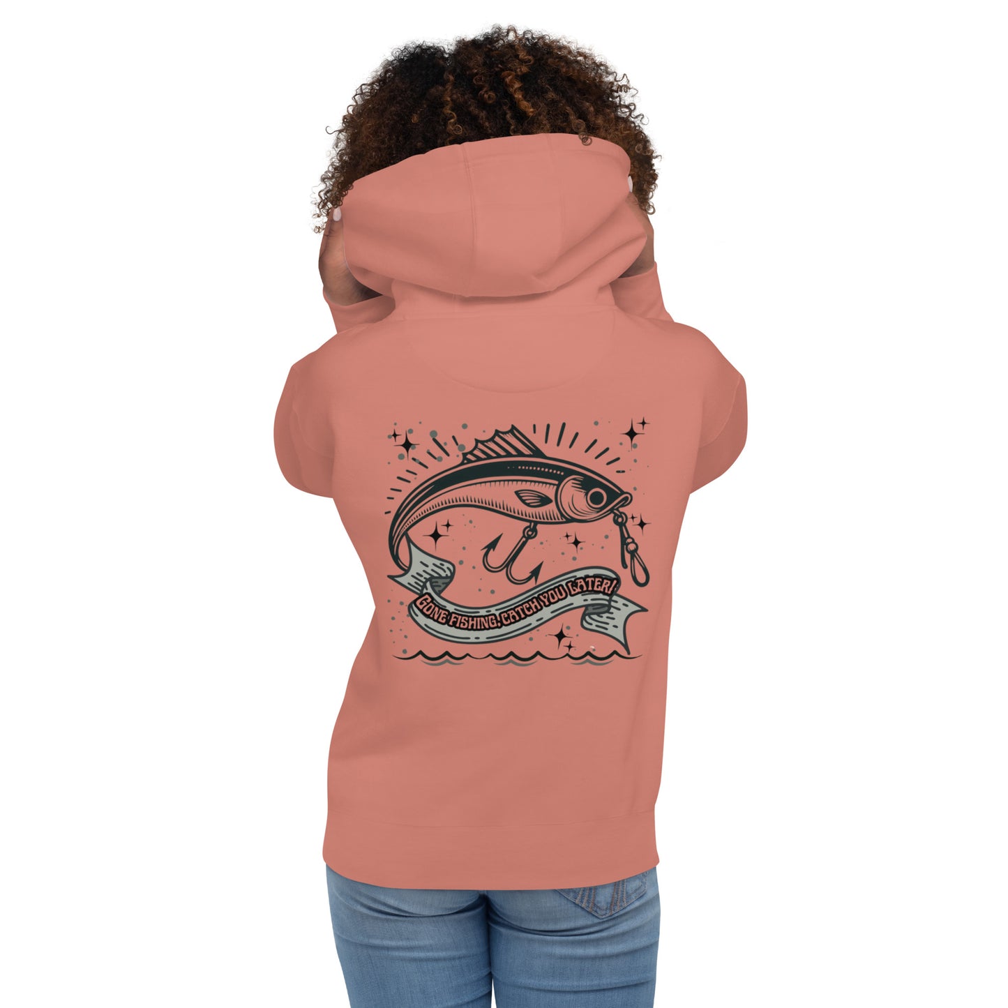 Fishing, Fishing Dad, Cool, Kawaii, Gift For Dad, best seller, Unisex Hoodie