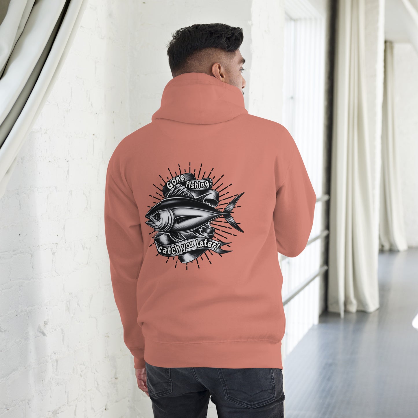 Fishing Hoodie, Fishing Tattoo, Fishing Tuna, Fishing Gifts, Fishing Hoodie for Man, Fishy hoodie, Husband Hoodie, Dad Gift, Unisex Hoodie