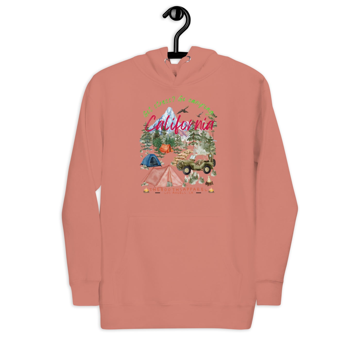 California Go Camping Unisex Hoodie
