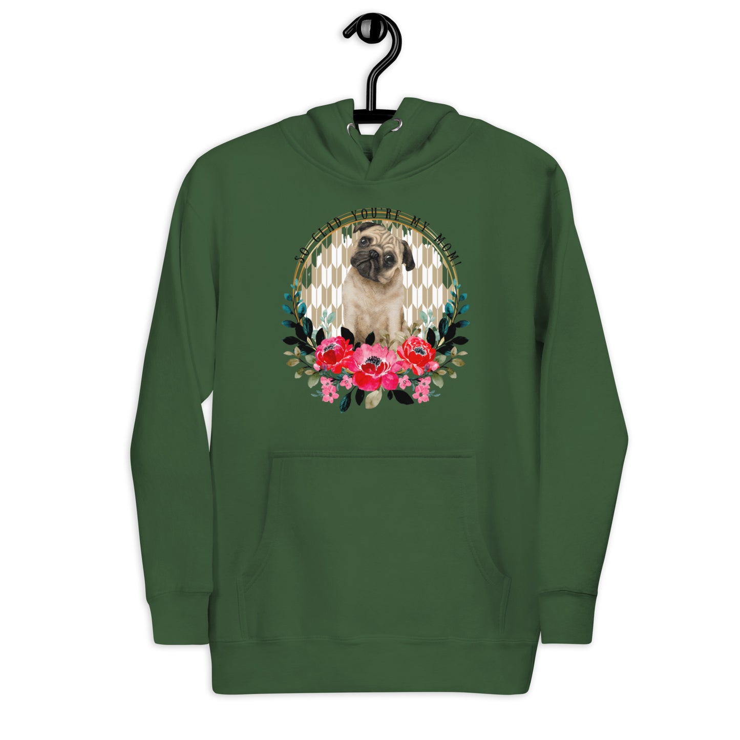 Pug Dog Unisex Hoodie