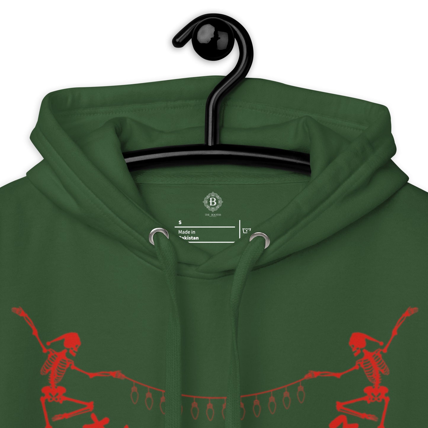 Merry Christmas Japanese Skeleton, kawaii, Skeleton tattoo, dancing Skeleton, skull lover, Christmas gift, Unisex Hoodie