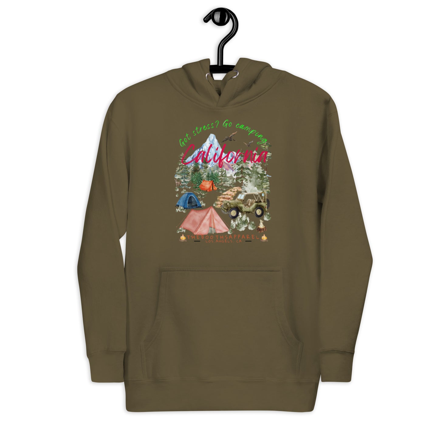 California Go Camping Unisex Hoodie