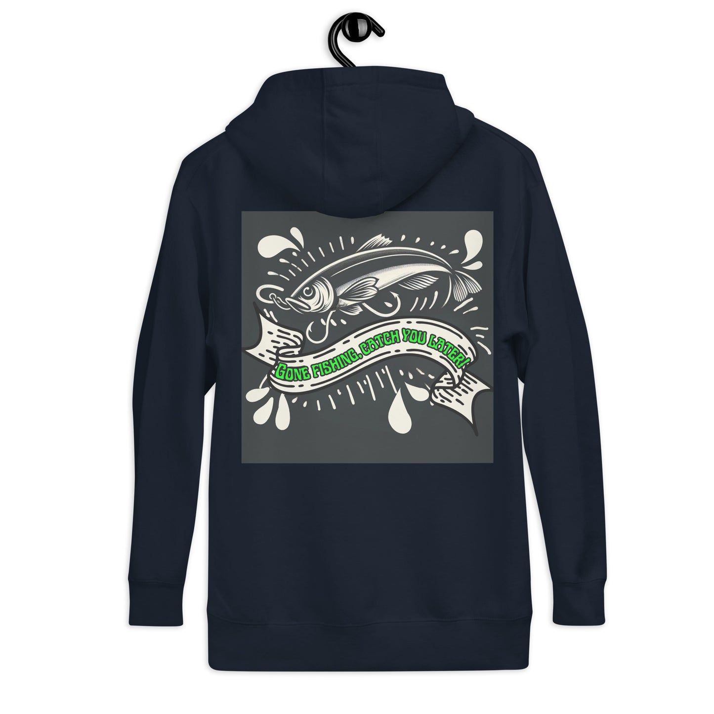 Fishing Dad, Cool, Kawaii, Unisex Hoodie