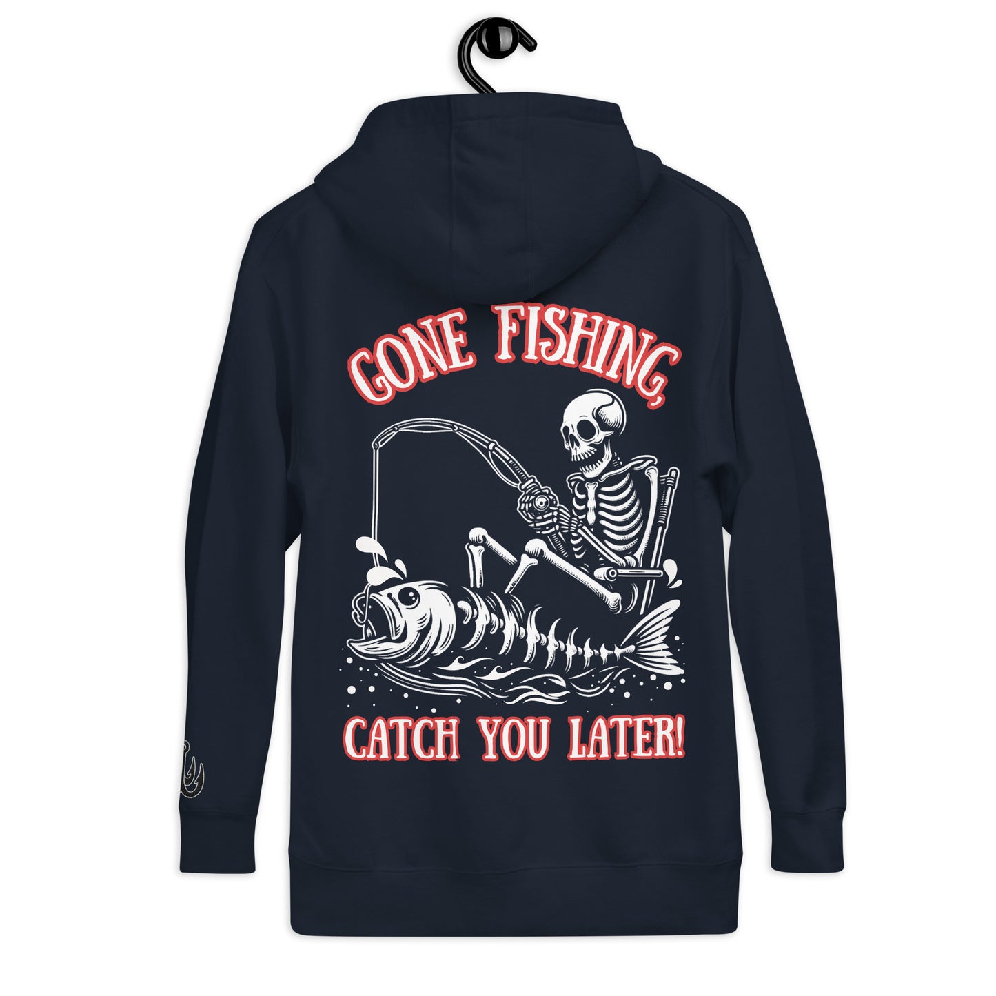 Fishing Skeleton, Fishing Tattoo, Fishing Tuna, Fishing Gifts, Fishing Hoodie for Man, Fishy hoodie, Husband Hoodie, Dad Gift, Unisex Hoodie