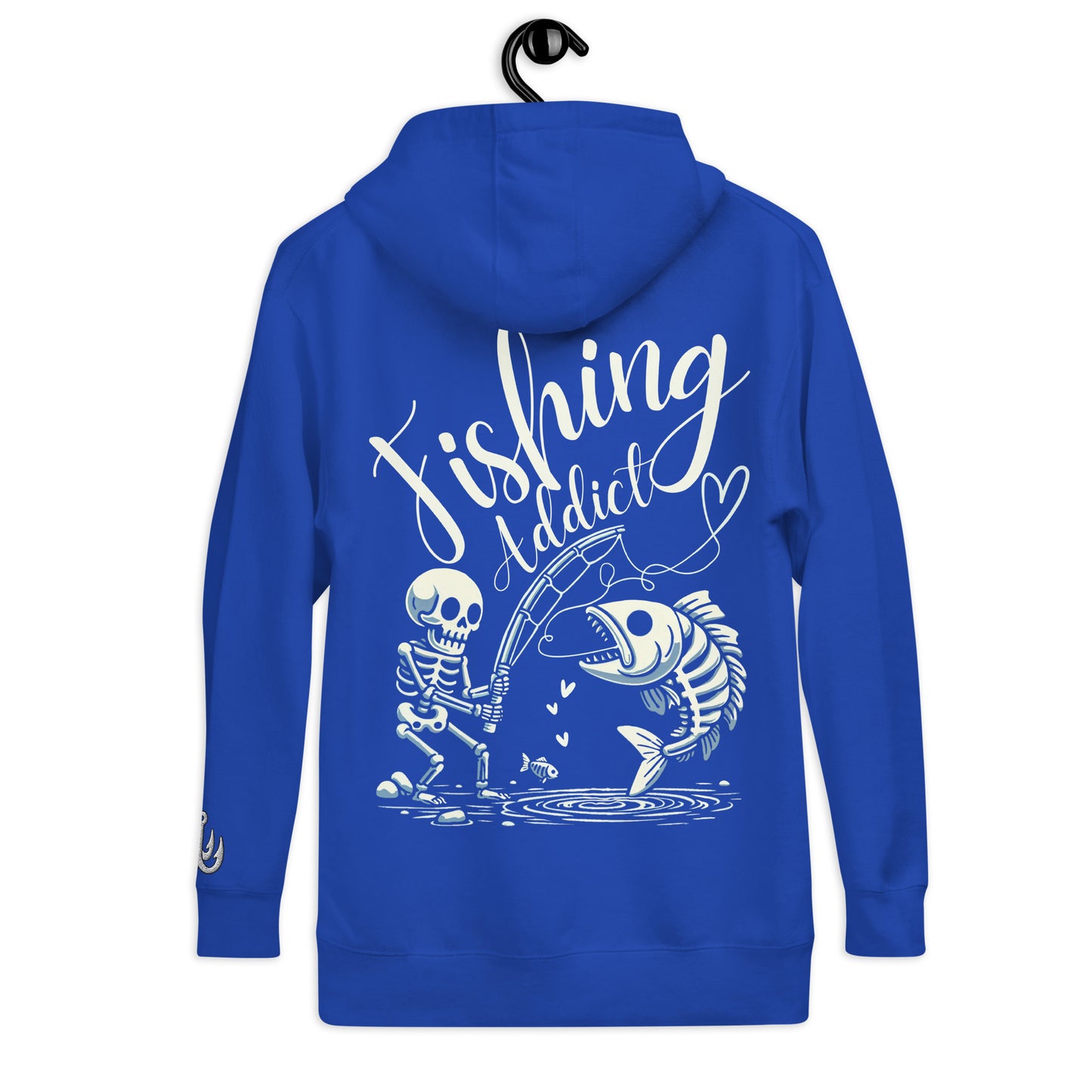 Fishing Skeleton, Fishing Tattoo, Fishing Addict, Fishing Gifts, Fishing Hoodie, Fishy hoodie, Husband Hoodie, Dad Gift, Unisex Hoodie