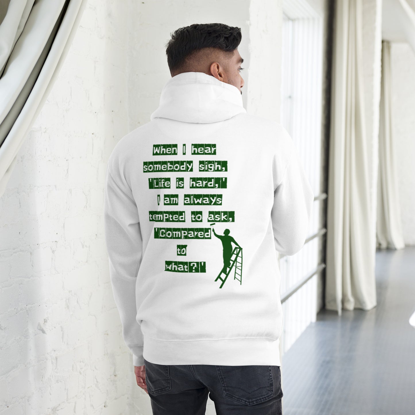 'Life is hard,' Unisex Hoodie