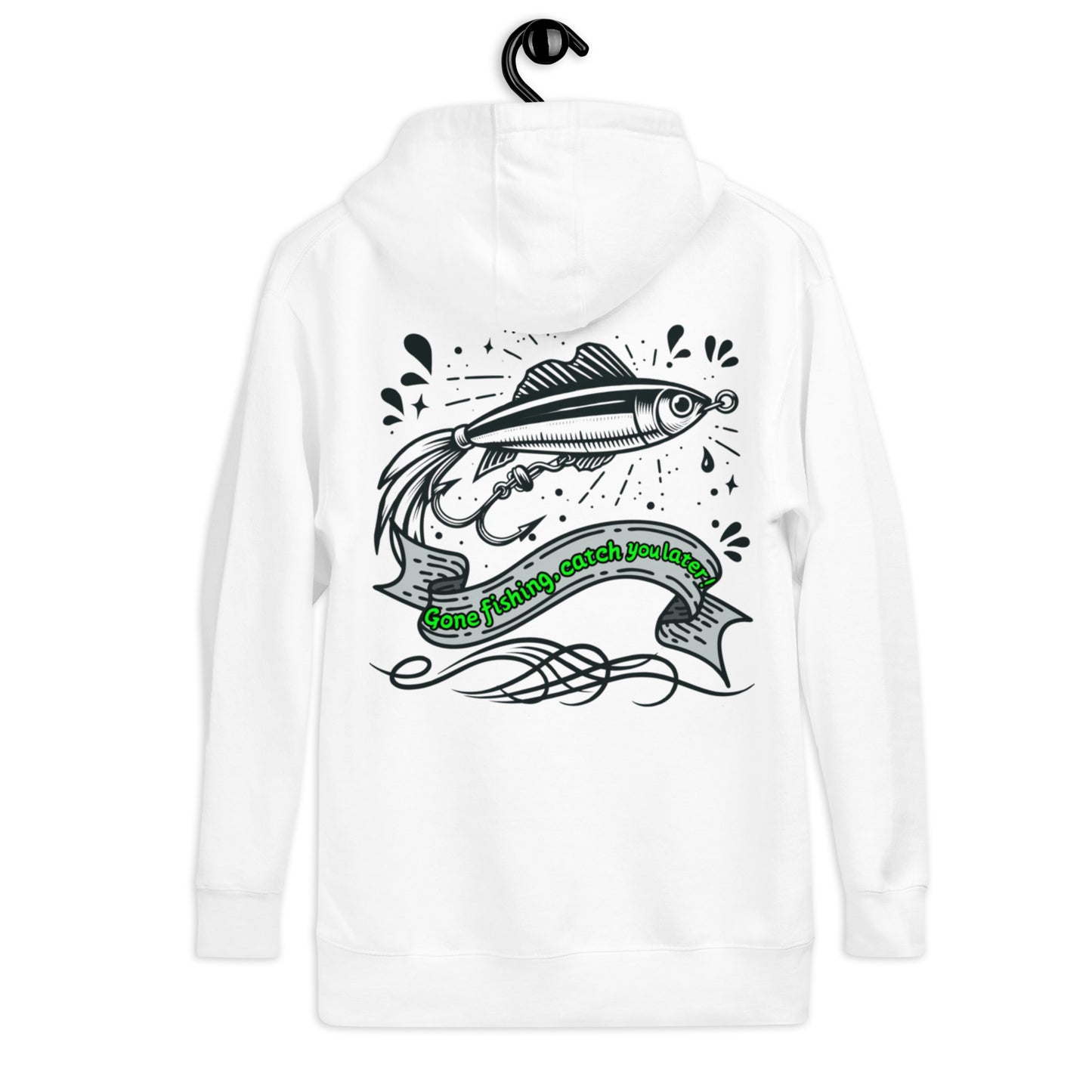 Fishing Dad, Cool, Kawaii, Unisex Hoodie