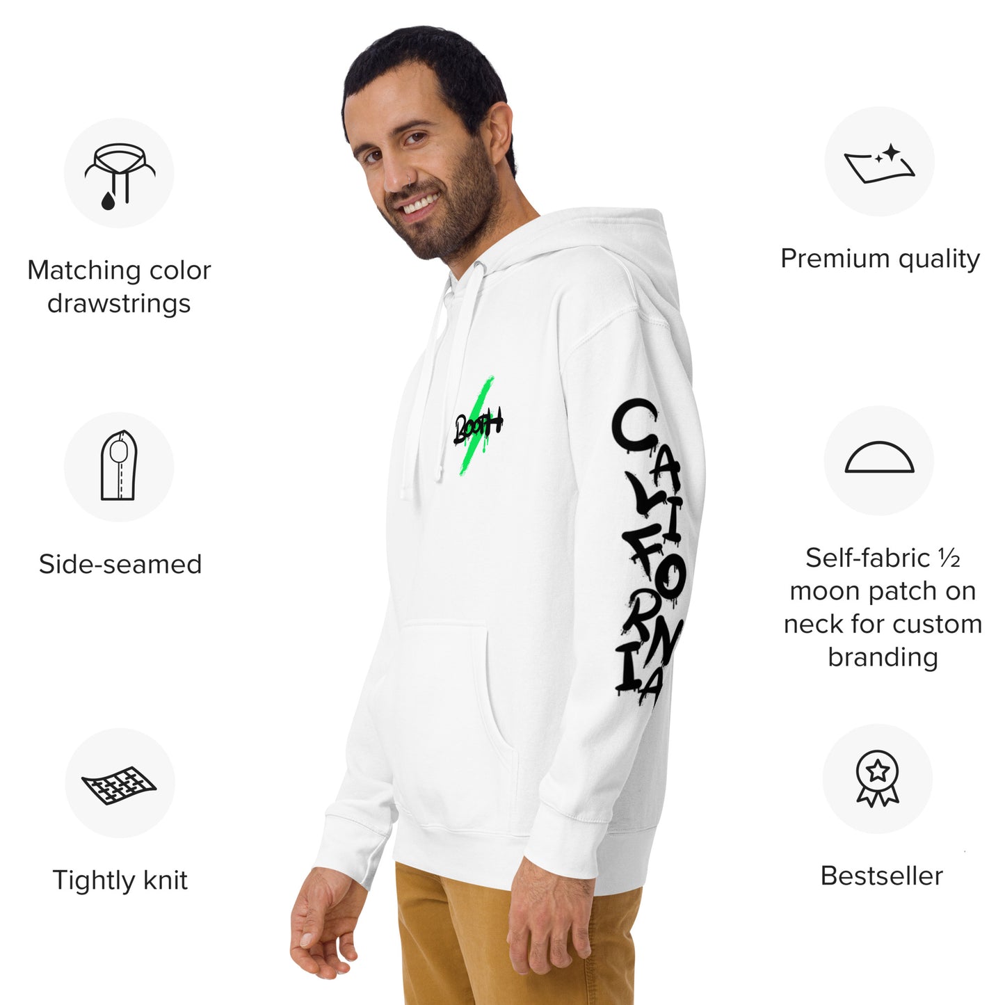 Smile graffiti art Unisex Hoodie