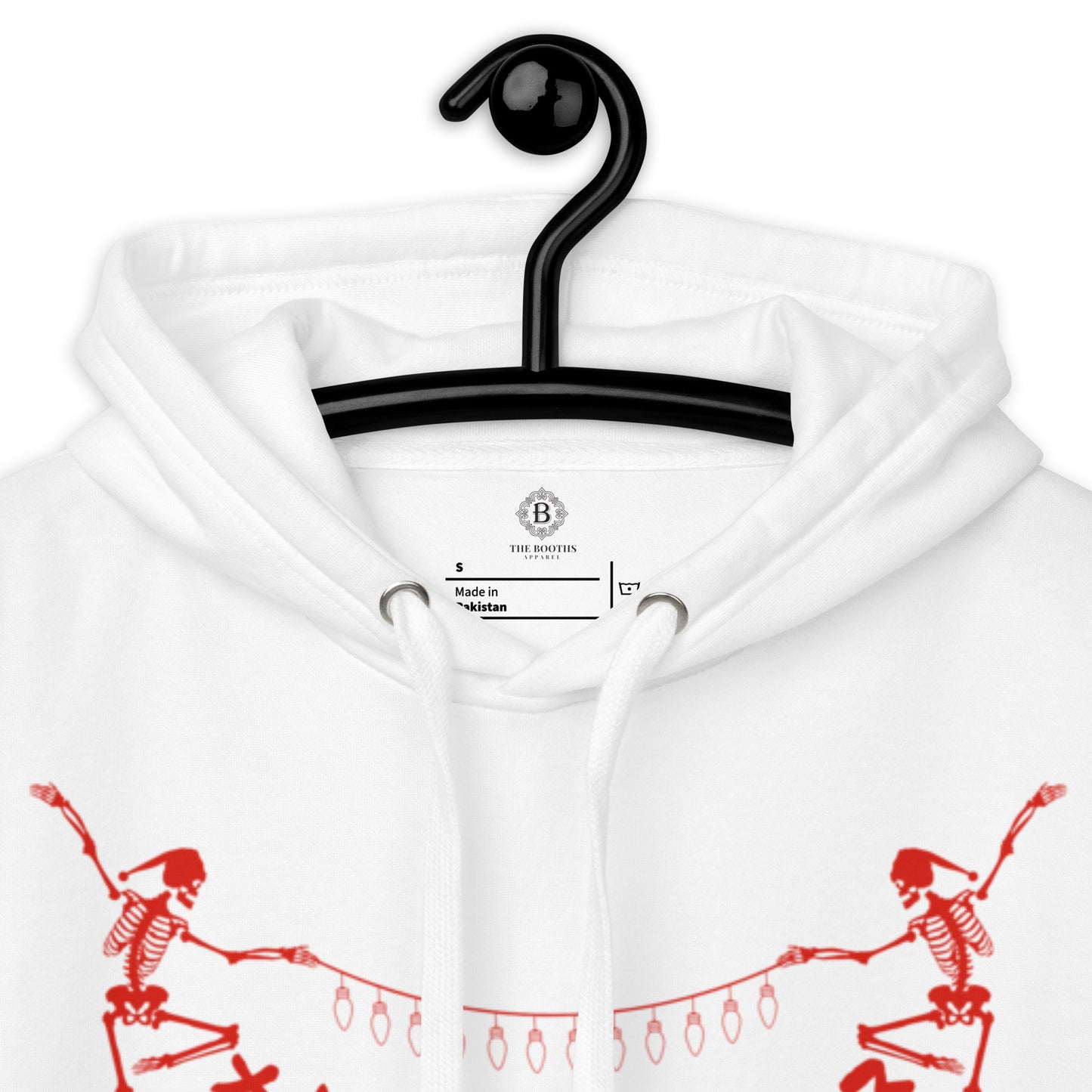 Merry Christmas Japanese Skeleton, kawaii, Skeleton tattoo, dancing Skeleton, skull lover, Christmas gift, Unisex Hoodie