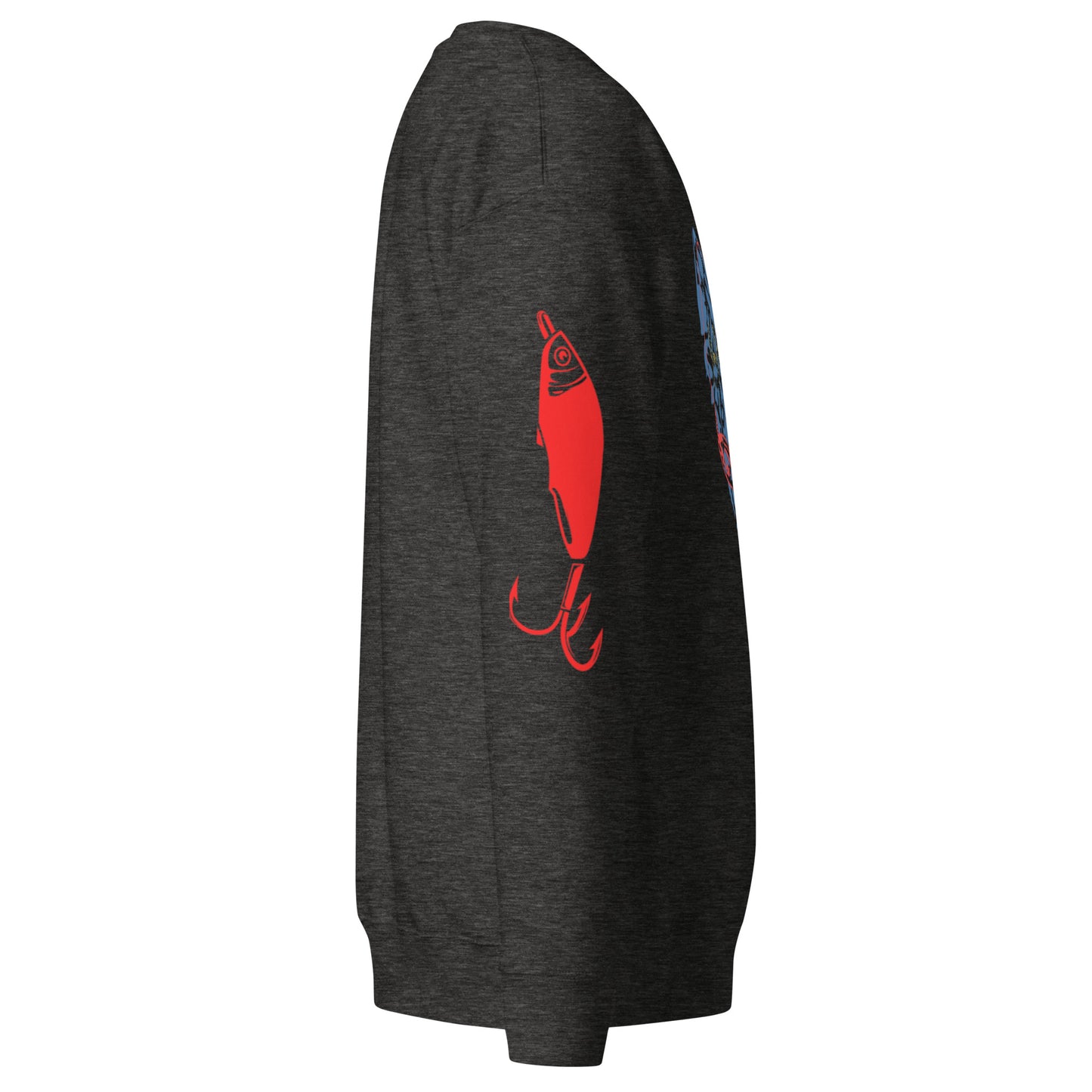 Heart Fishing Unisex Premium Sweatshirt