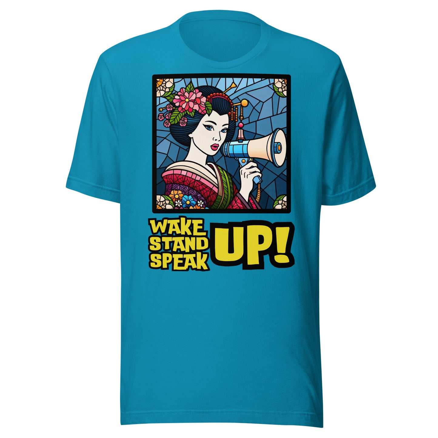 Wake Up Stand Up Speak Up, LGBTQ, Unisex gay pride, Against Bullying Tee, Protest shirt, Human Rights, Advocacy Top, Kawaii