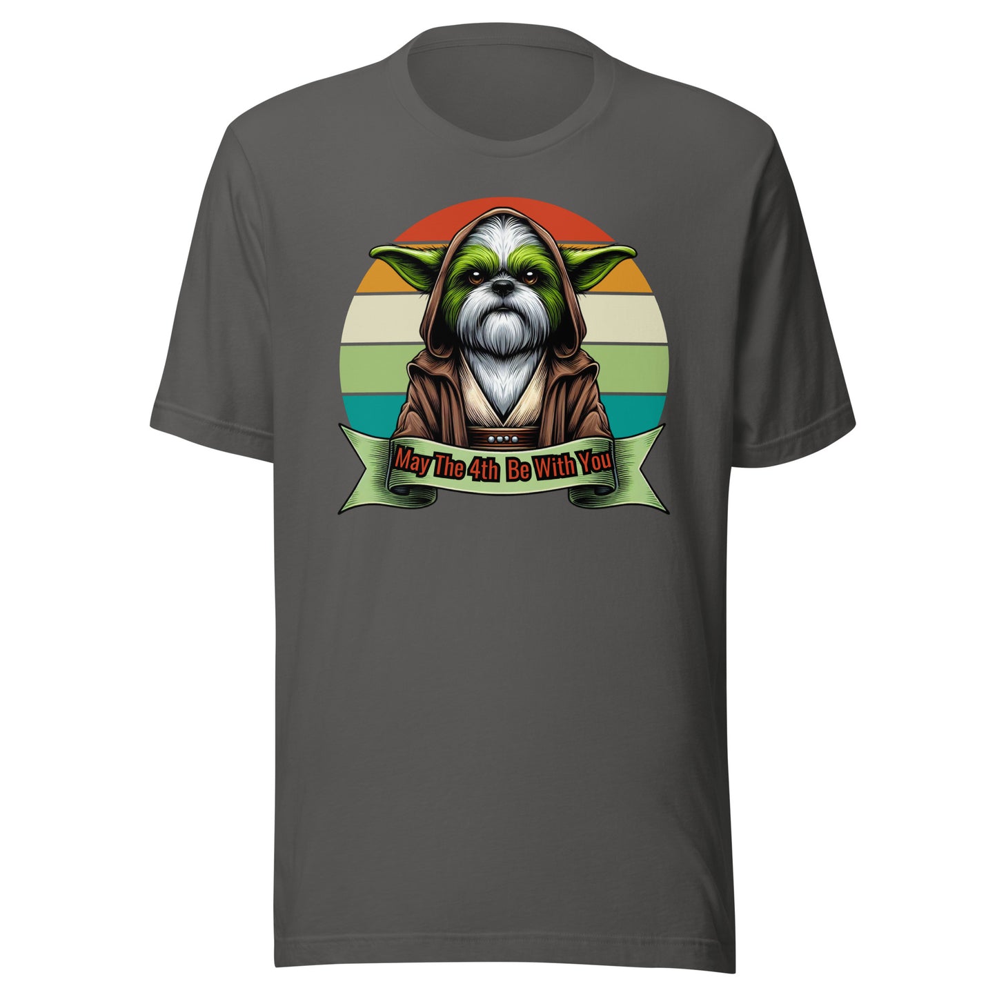 Star Wars Day, May The 4th Be with You, Yoda, Shih Tzu, Shih Tzu Dog, Grogu, Unisex t-shirt