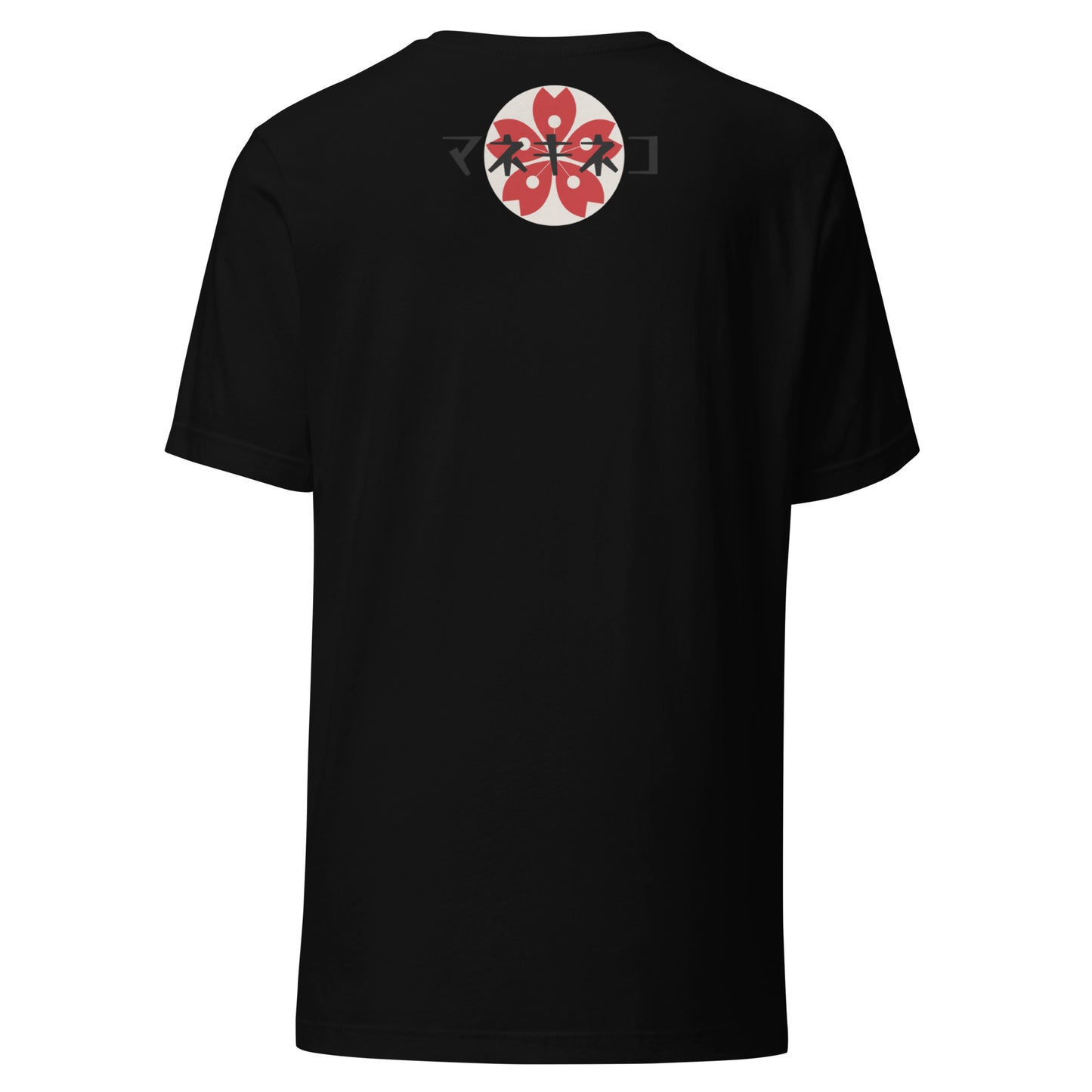 Good Luck Cat PinStriping Unisex t-shirt