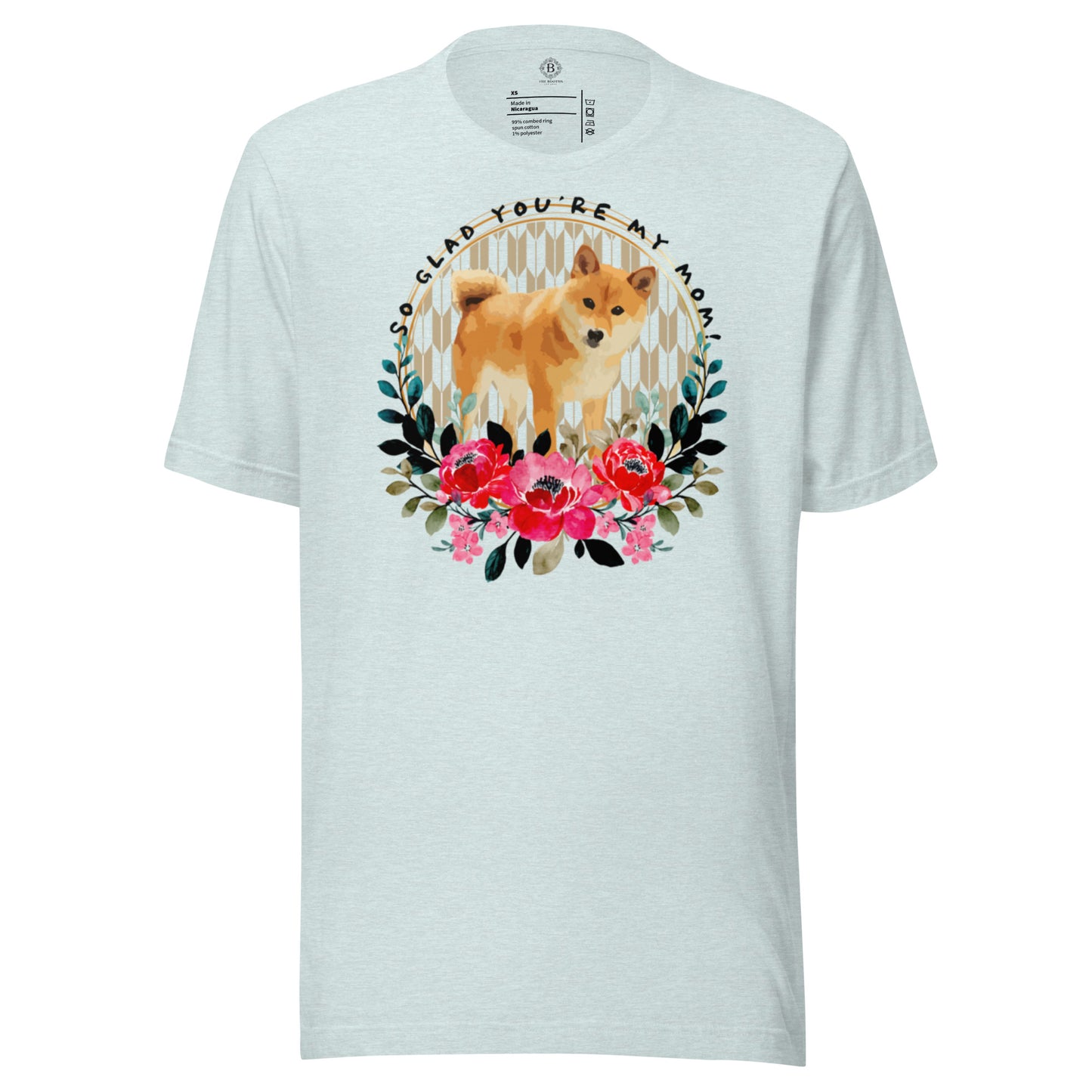 Shiba Inu Dog Japanese Letters Mom Unisex t-shirt