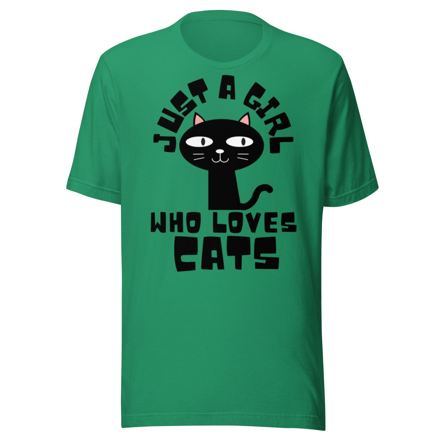 Just a Girl Who Loves Cats, Unisex t-shirt