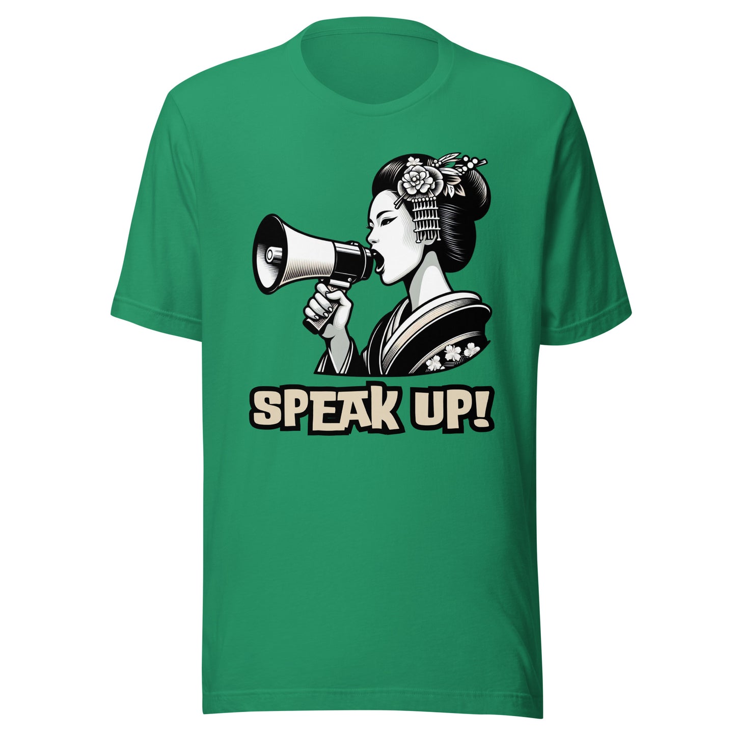 Speak Up, Kawai, Geisha girl, LGBTQ, gay pride, Against Bullying Tank, Protest tank, Human Rights, Advocacy Top, Japanese,
