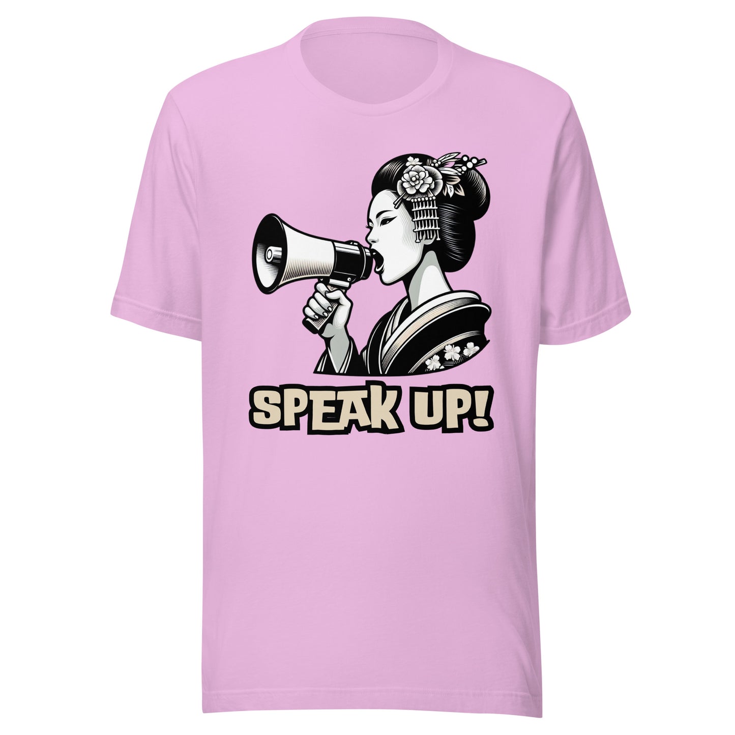 Speak Up, Kawai, Geisha girl, LGBTQ, gay pride, Against Bullying Tank, Protest tank, Human Rights, Advocacy Top, Japanese,
