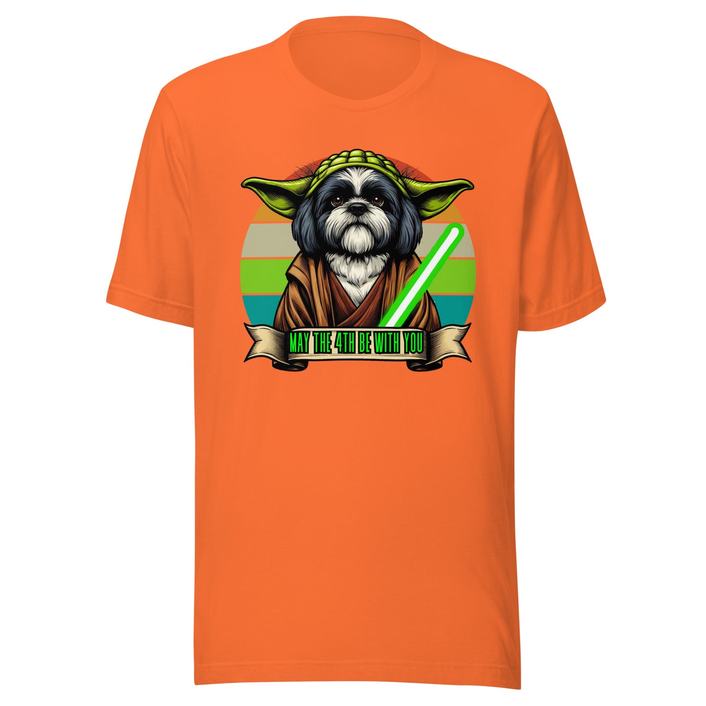 Star Wars Day, May The 4th Be with You, Yoda, Shih Tzu, Shih Tzu Dog, Shih Tzu yoda, Unisex t-shirt
