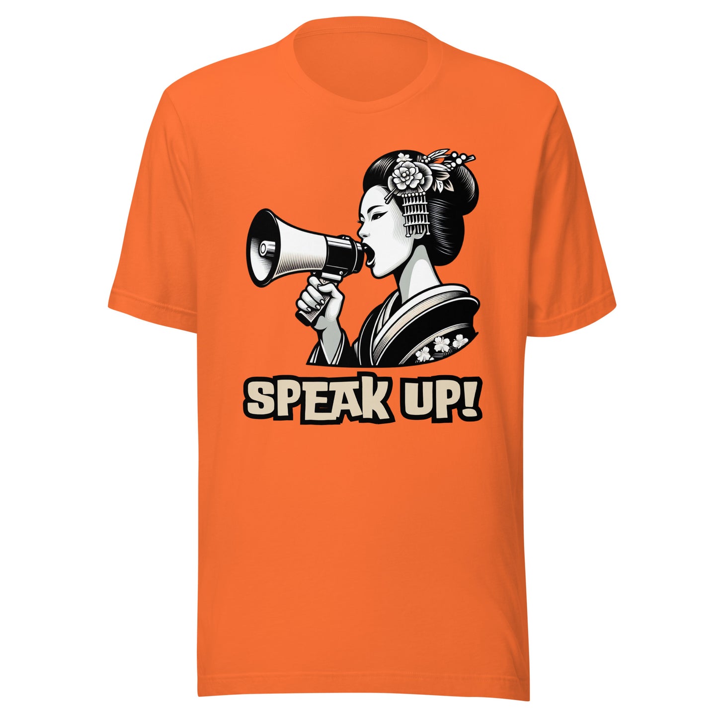 Speak Up, Kawai, Geisha girl, LGBTQ, gay pride, Against Bullying Tank, Protest tank, Human Rights, Advocacy Top, Japanese,
