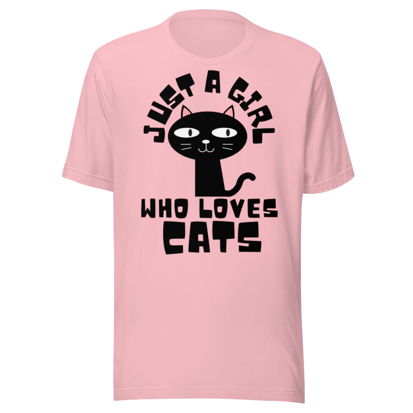 Just a Girl Who Loves Cats, Unisex t-shirt