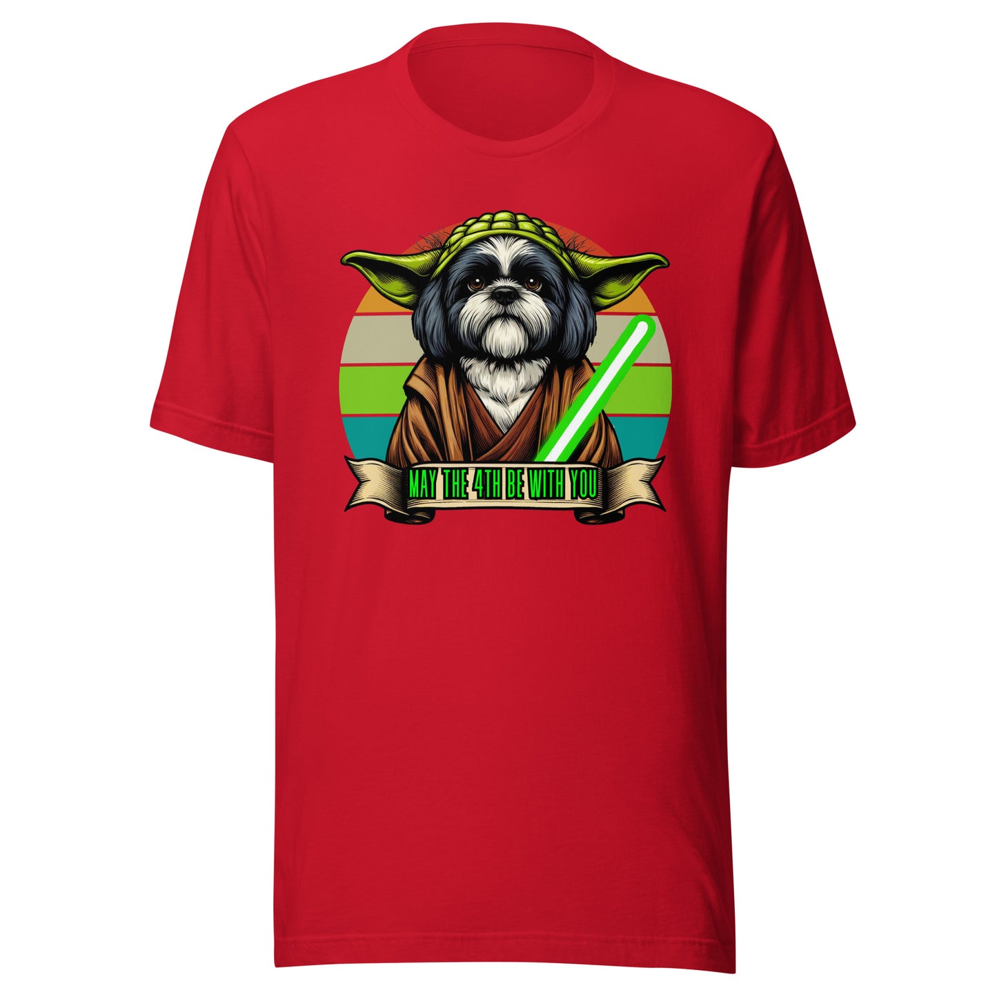 Star Wars Day, May The 4th Be with You, Yoda, Shih Tzu, Shih Tzu Dog, Shih Tzu yoda, Unisex t-shirt