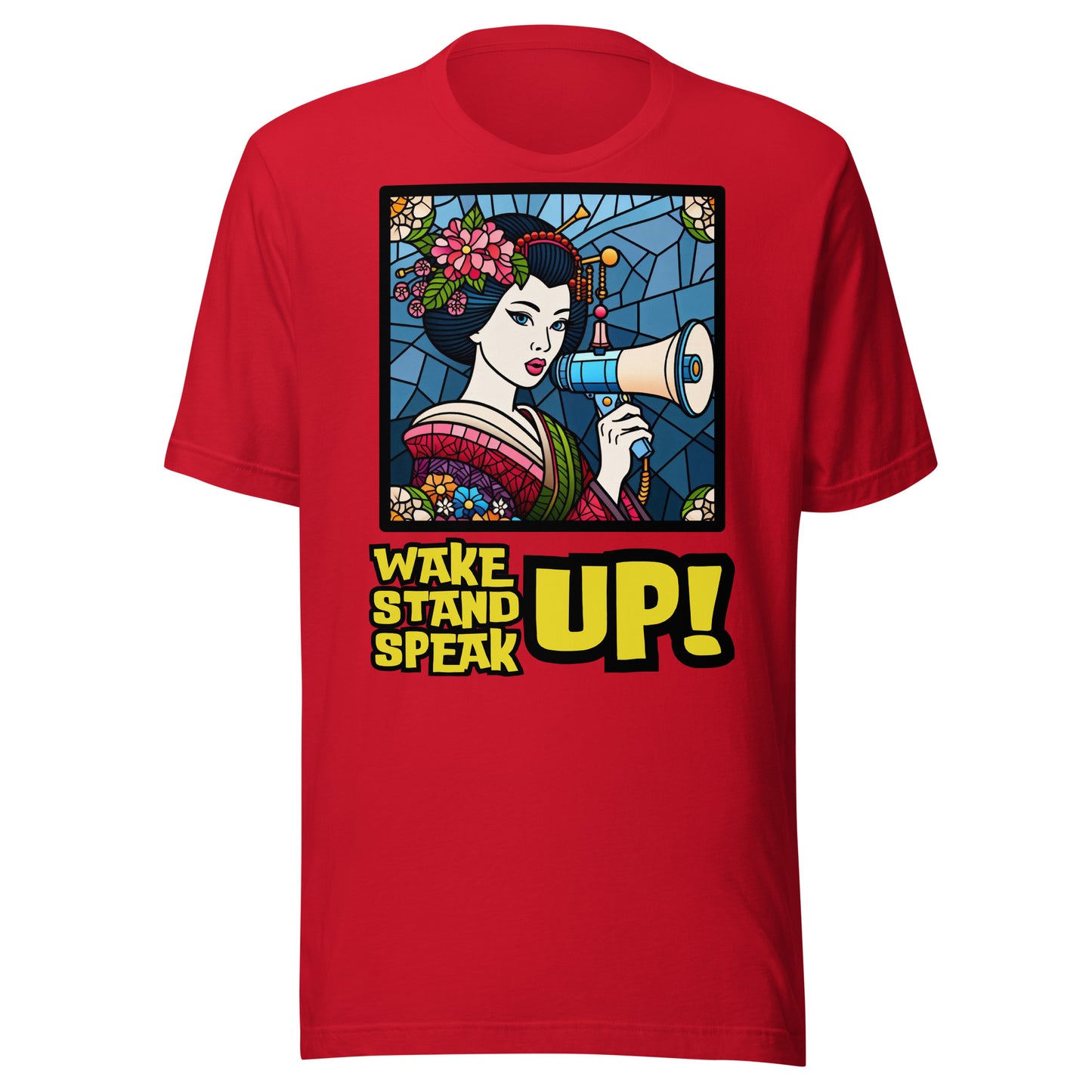 Wake Up Stand Up Speak Up, LGBTQ, Unisex gay pride, Against Bullying Tee, Protest shirt, Human Rights, Advocacy Top, Kawaii