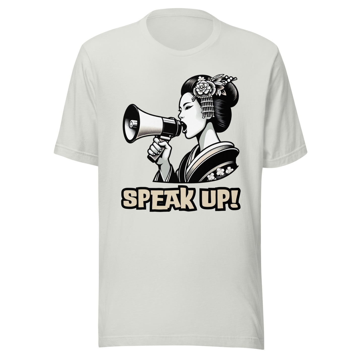 Speak Up, Kawai, Geisha girl, LGBTQ, gay pride, Against Bullying Tank, Protest tank, Human Rights, Advocacy Top, Japanese,