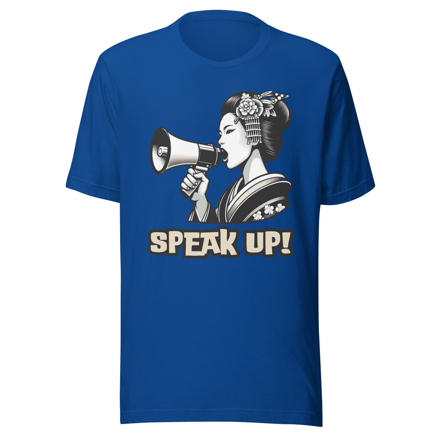 Speak Up, Kawai, Geisha girl, LGBTQ, gay pride, Against Bullying Tank, Protest tank, Human Rights, Advocacy Top, Japanese,