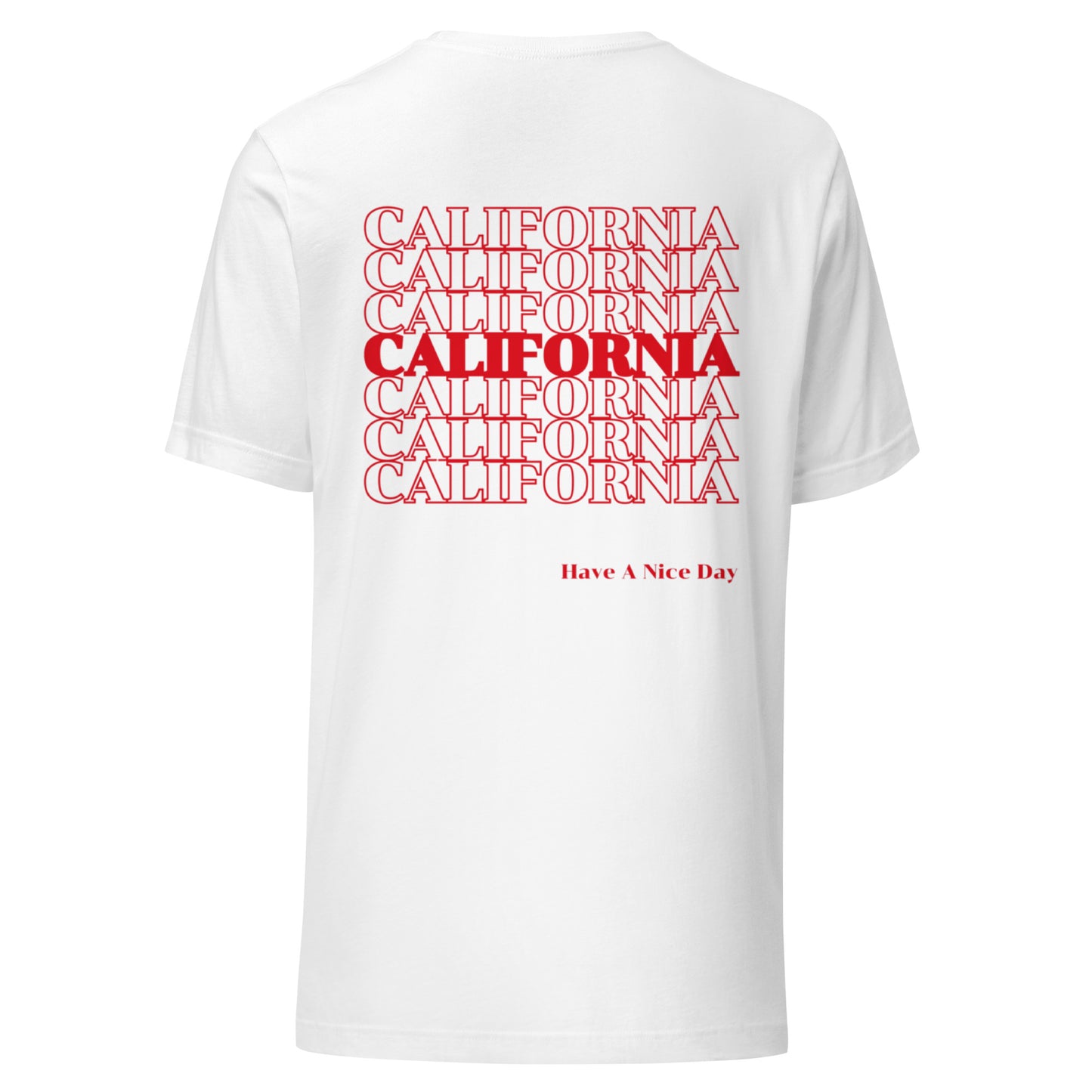 California, Japanese, Katakana, Nihongo, Have a good day Unisex t-shirt