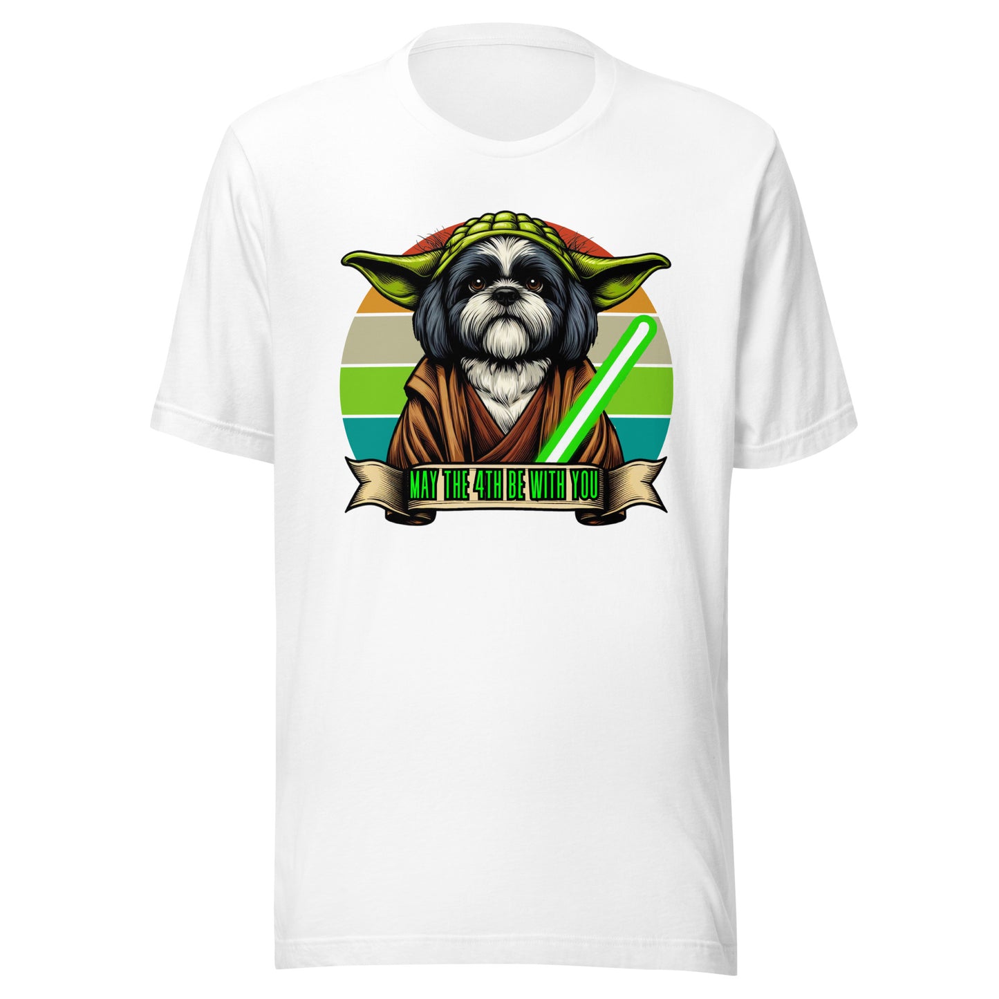 Star Wars Day, May The 4th Be with You, Yoda, Shih Tzu, Shih Tzu Dog, Shih Tzu yoda, Unisex t-shirt