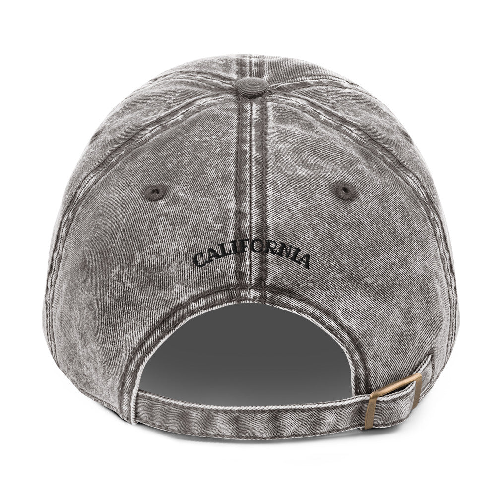 ORIGAMI, Orizuru, Crane, Japanese Vintage Cotton Twill Cap