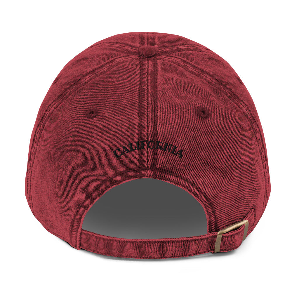 ORIGAMI, Orizuru, Crane, Japanese Vintage Cotton Twill Cap