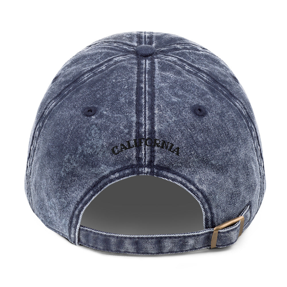 ORIGAMI, Orizuru, Crane, Japanese Vintage Cotton Twill Cap