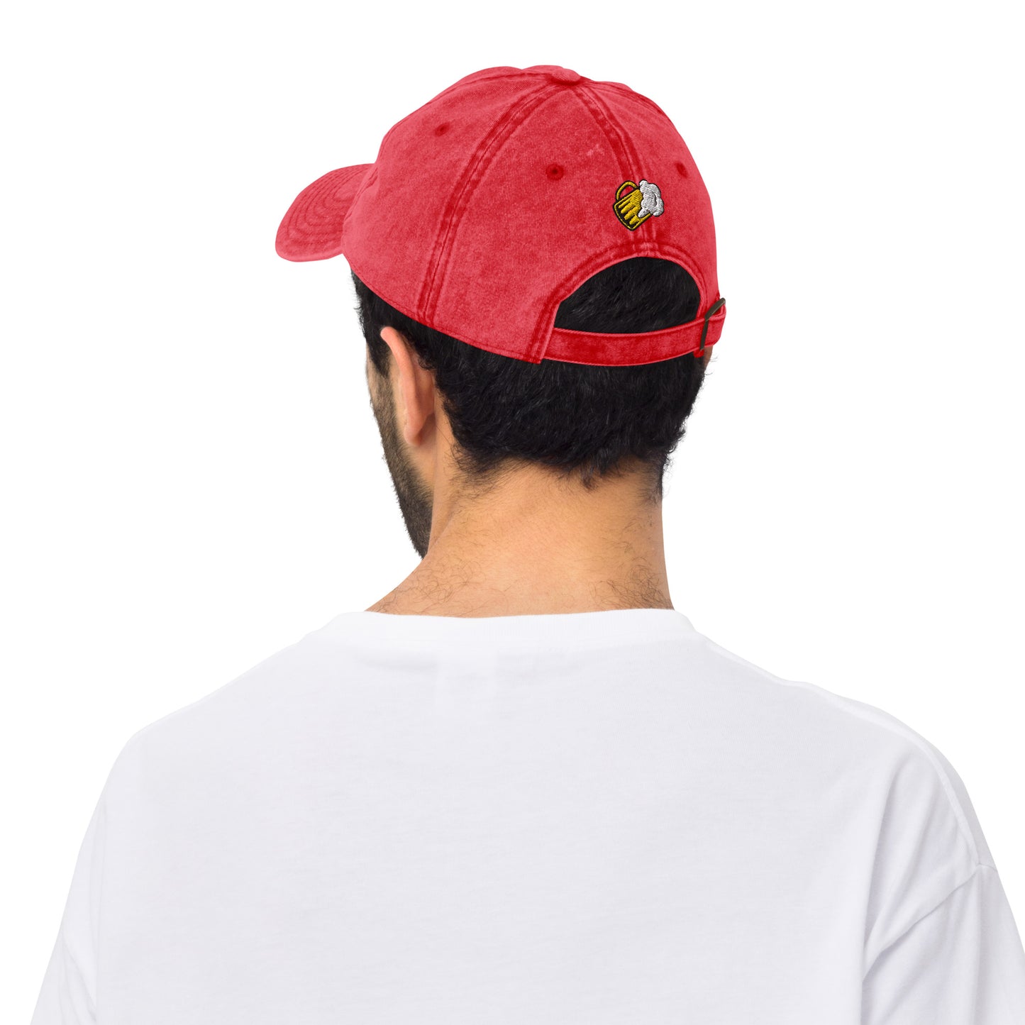 Don’t worry, be hoppy, Beer, Vintage Cotton Twill Cap