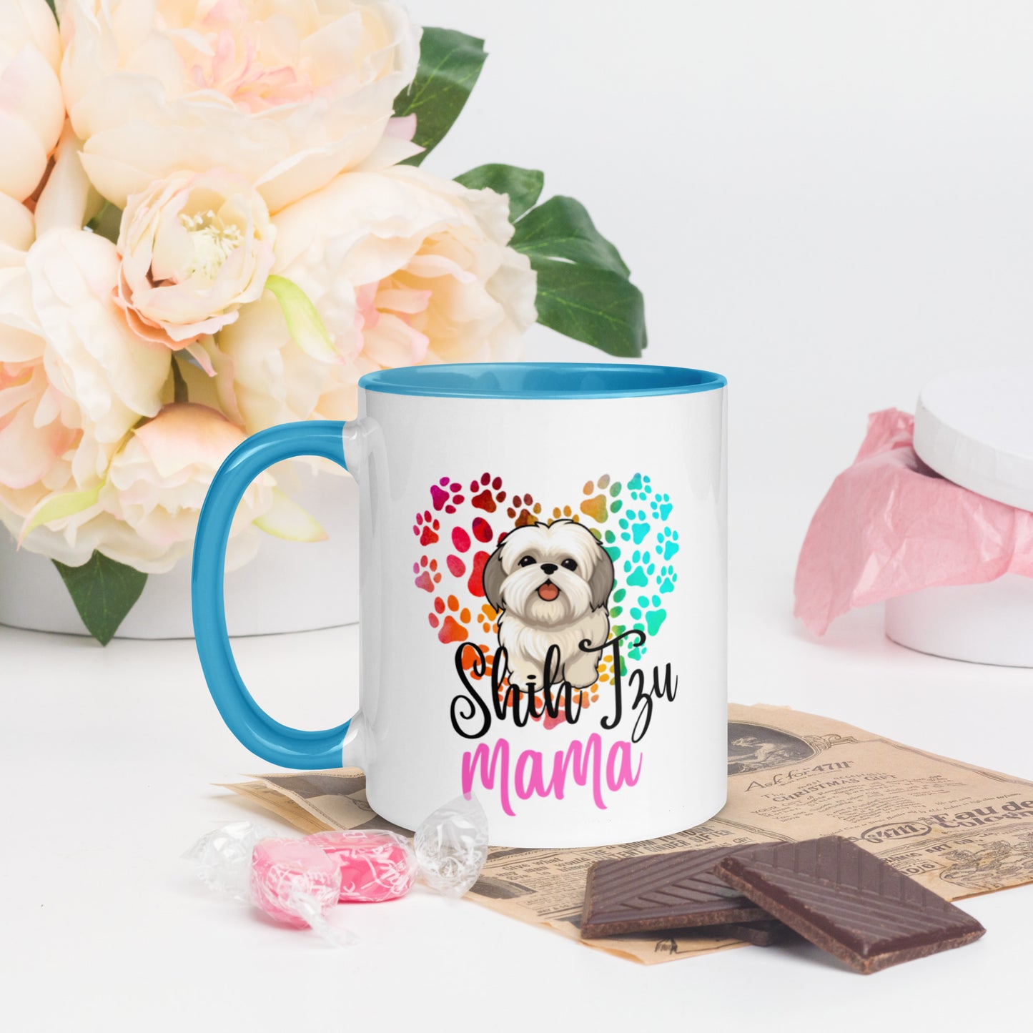 Shih Tzu Mug with Color Inside