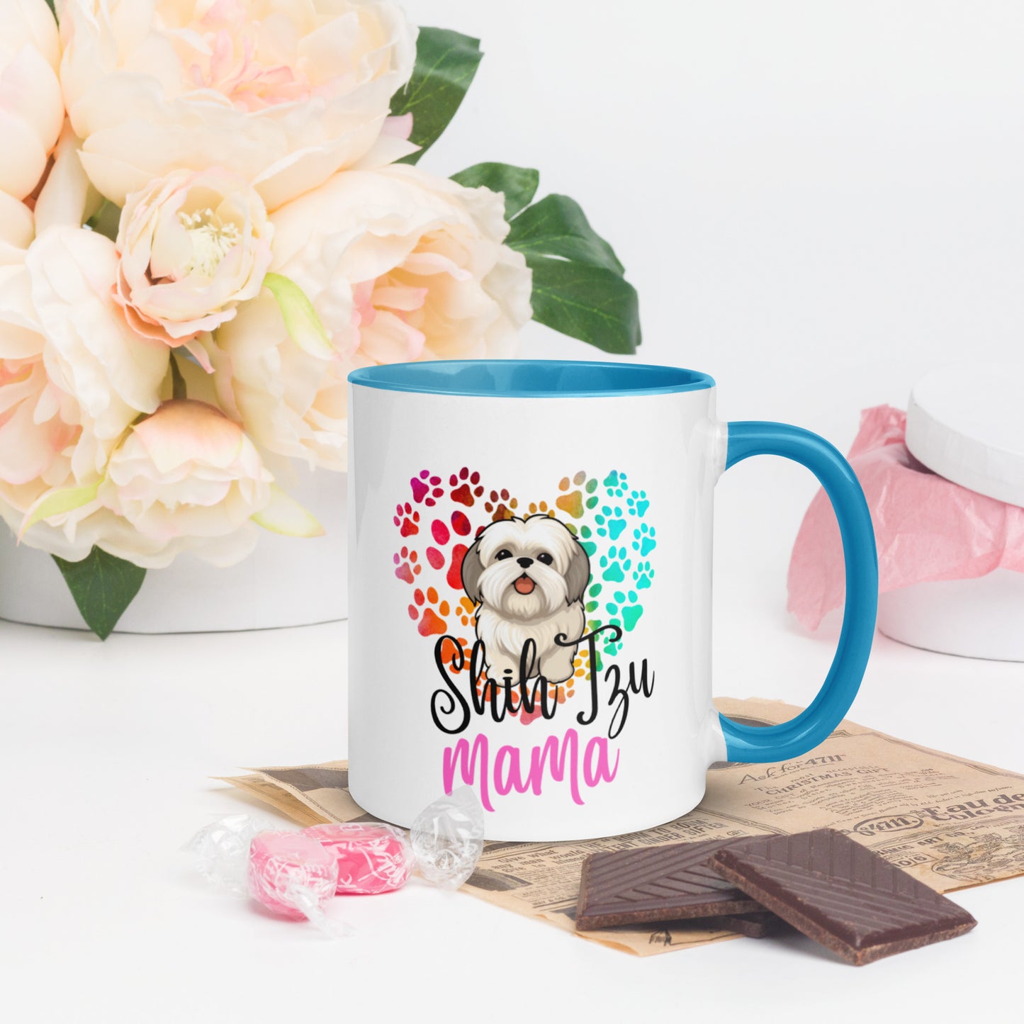 Shih Tzu Mug with Color Inside