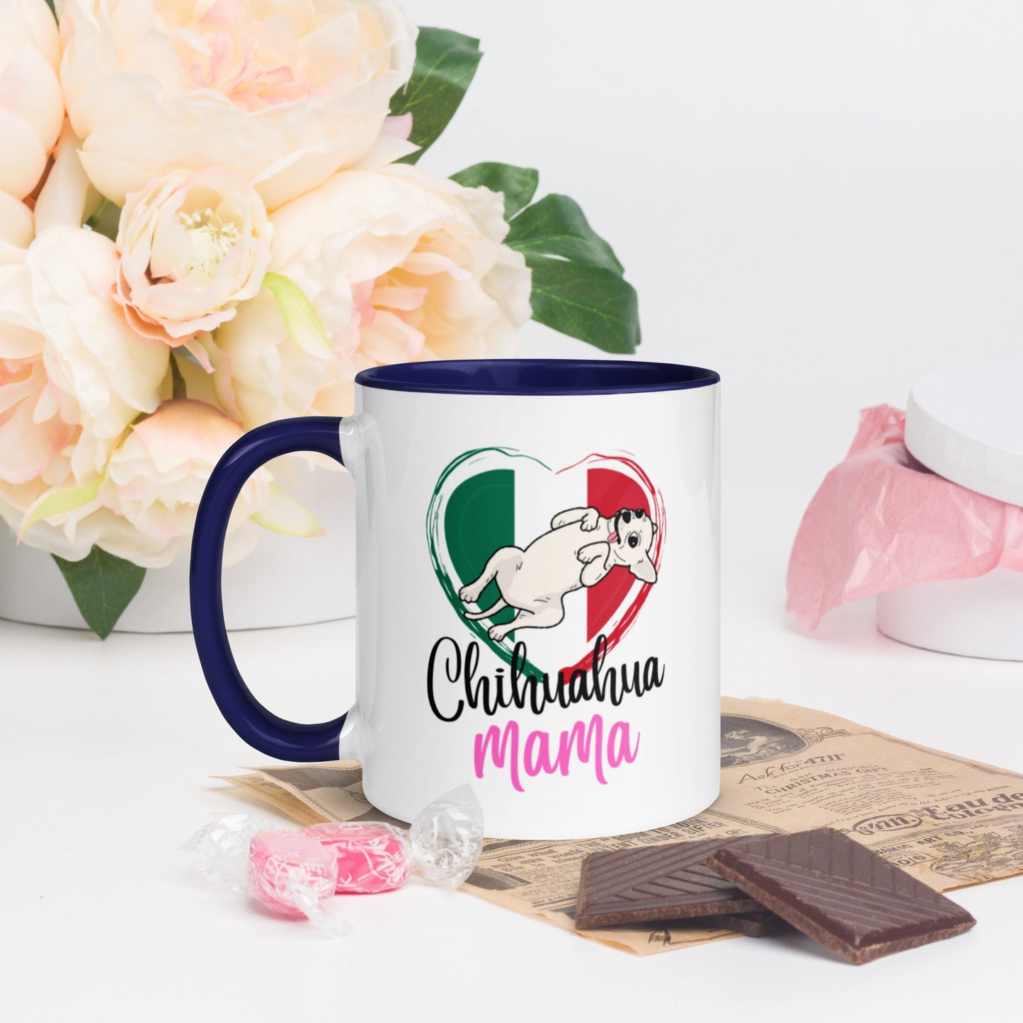 Chihuahua Mexico Mug with Color Inside