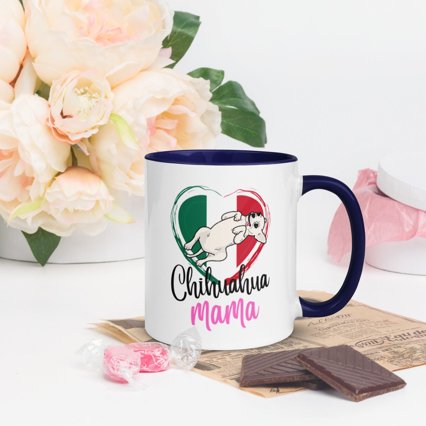 Chihuahua Mexico Mug with Color Inside