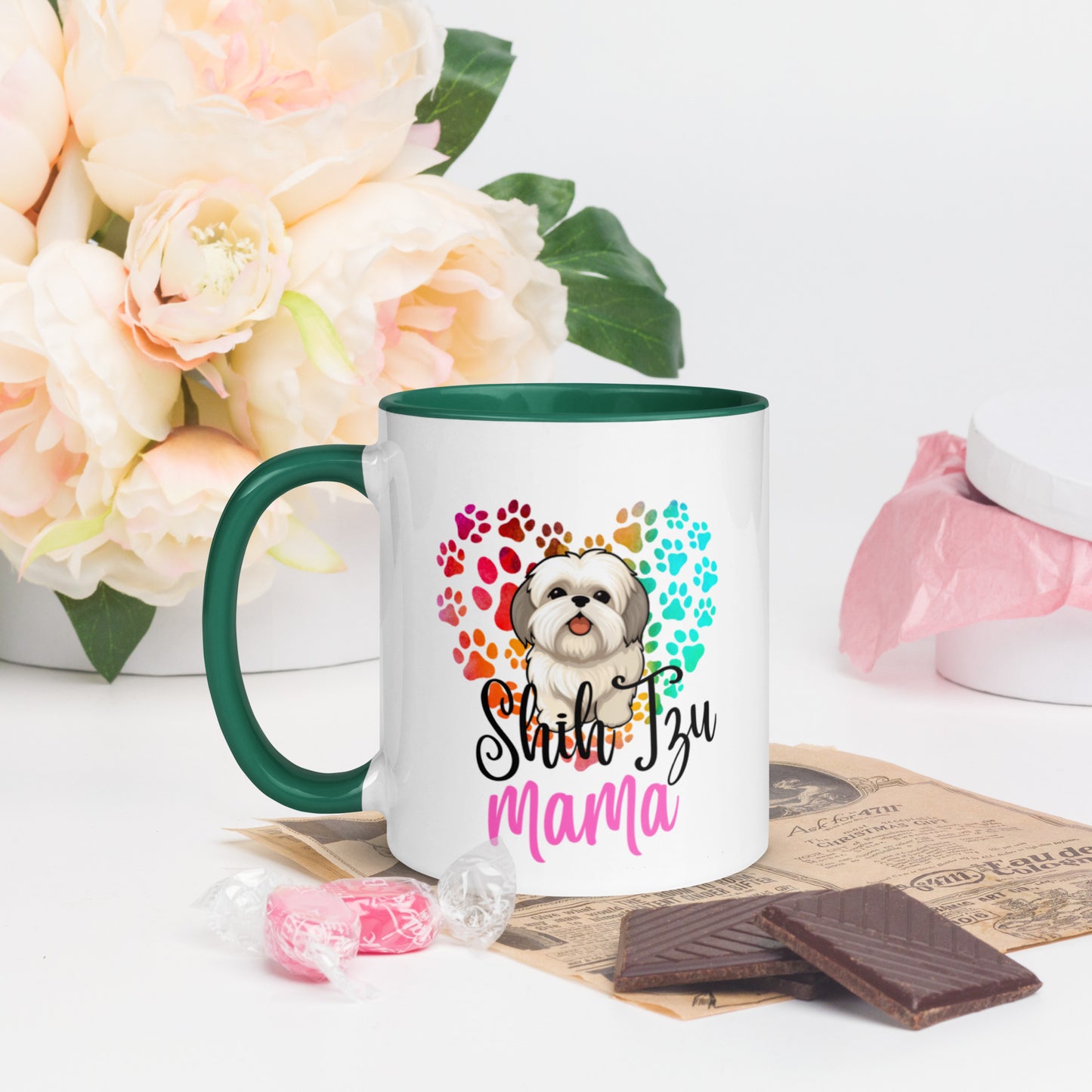 Shih Tzu Mug with Color Inside