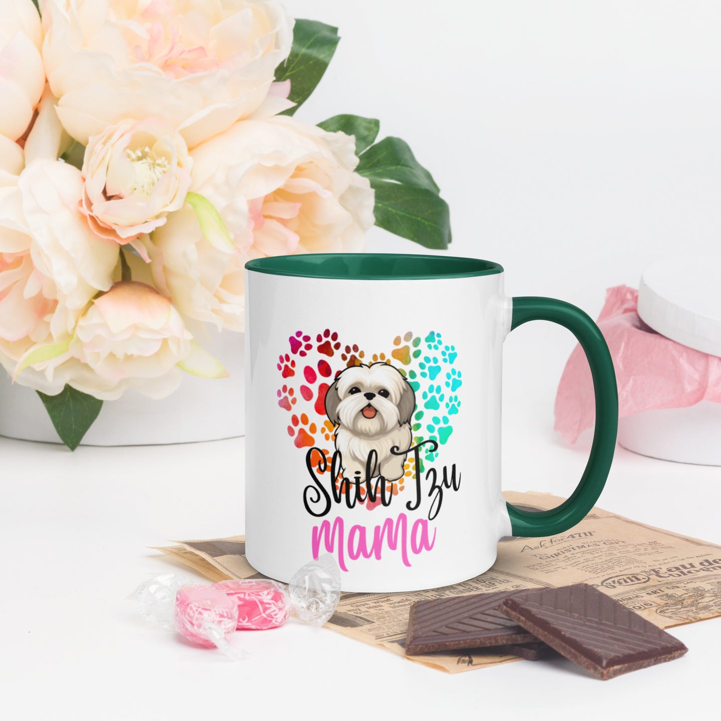 Shih Tzu Mug with Color Inside