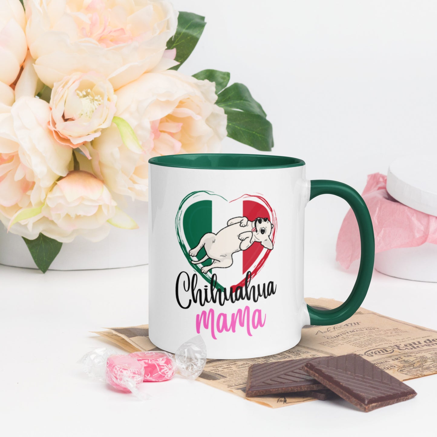 Chihuahua Mexico Mug with Color Inside