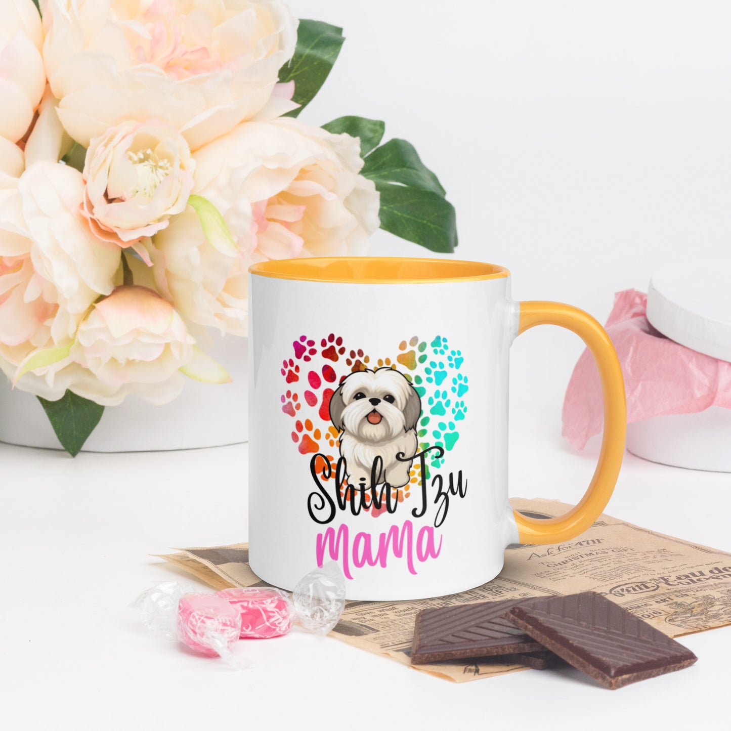 Shih Tzu Mug with Color Inside