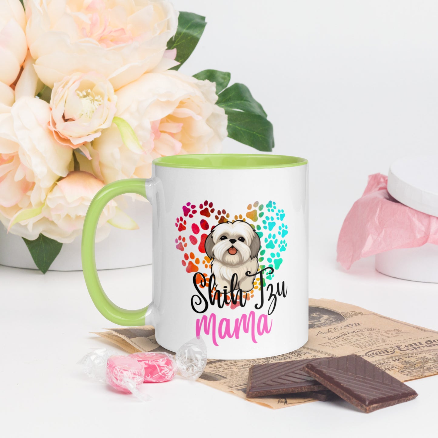 Shih Tzu Mug with Color Inside