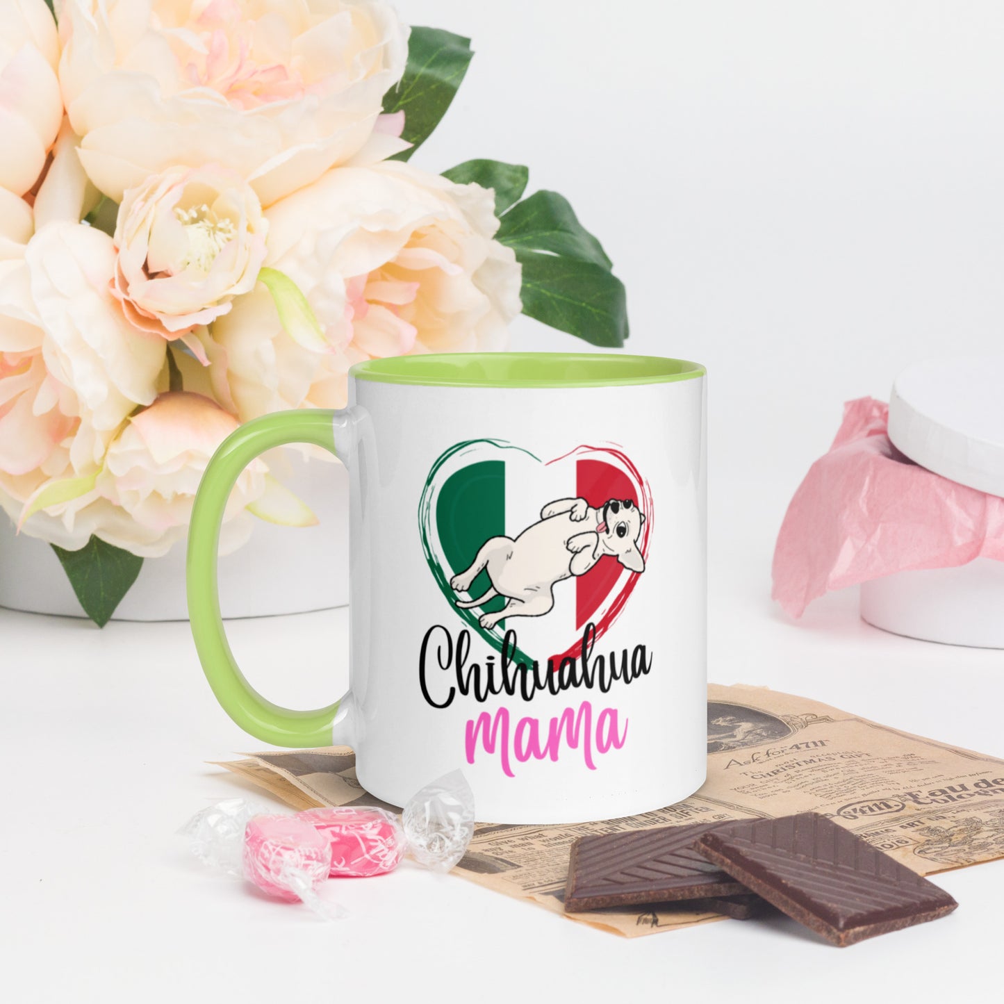 Chihuahua Mexico Mug with Color Inside