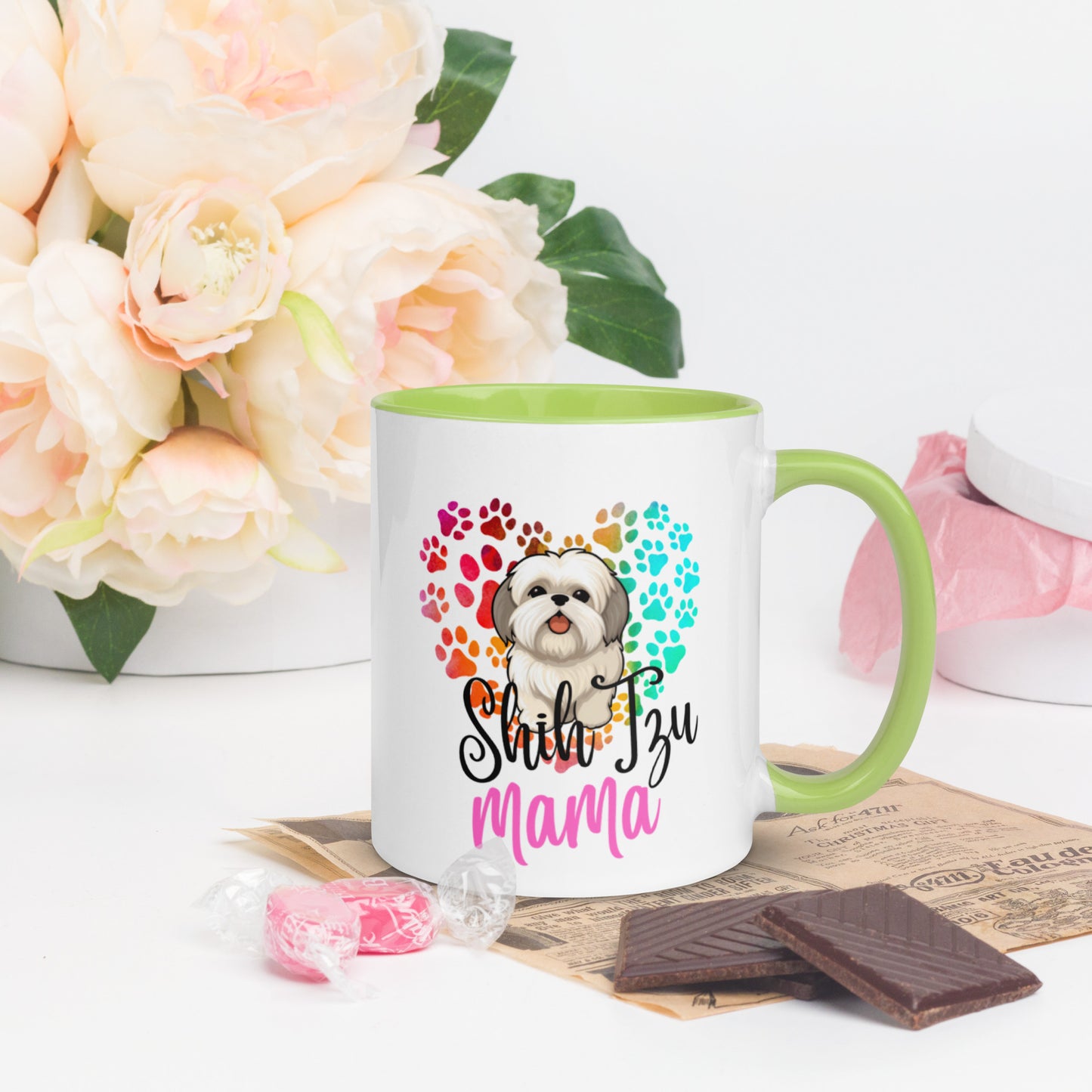 Shih Tzu Mug with Color Inside