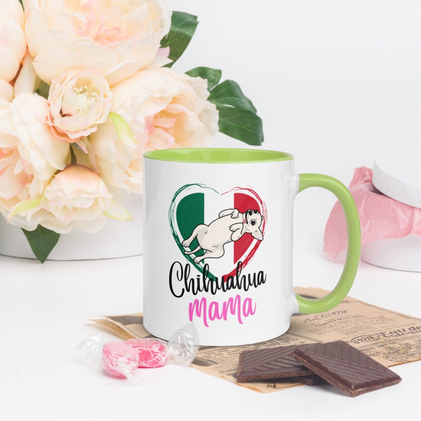 Chihuahua Mexico Mug with Color Inside