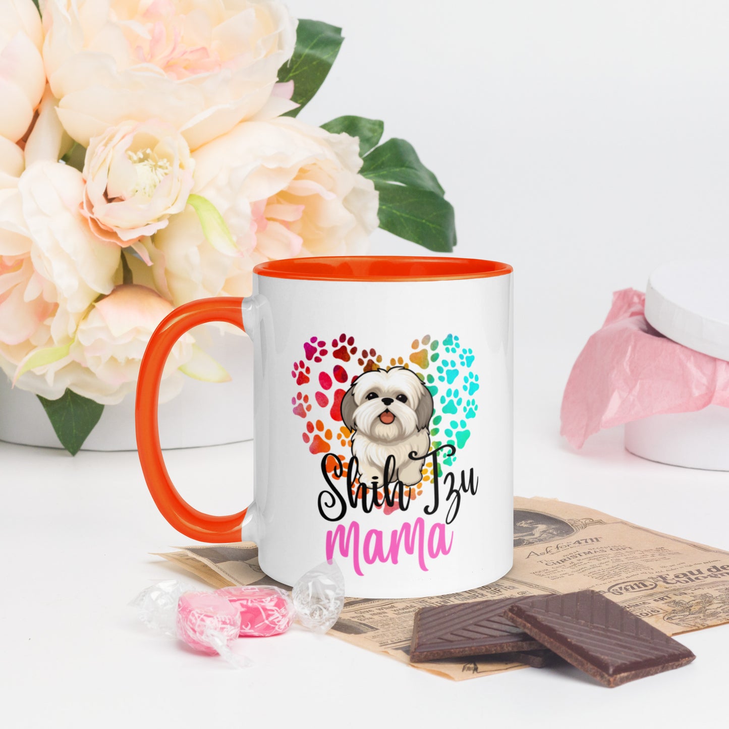 Shih Tzu Mug with Color Inside