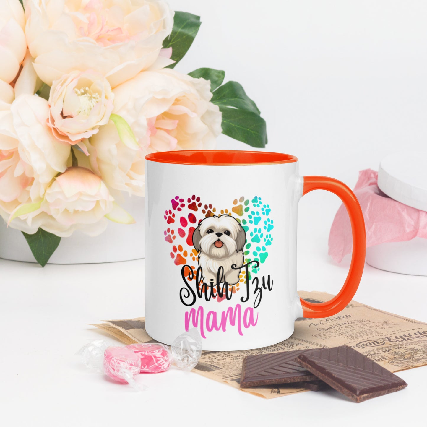 Shih Tzu Mug with Color Inside