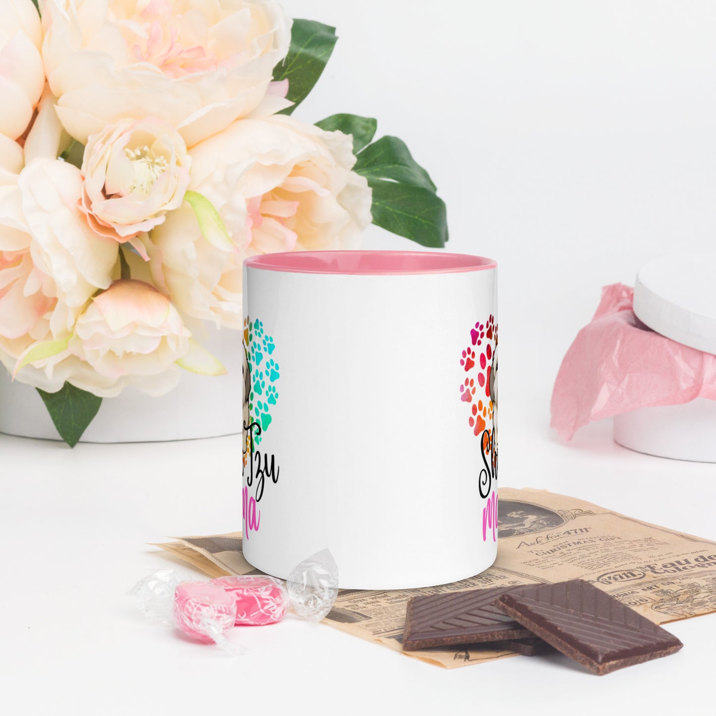 Shih Tzu Mug with Color Inside